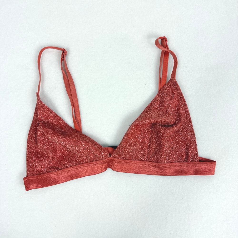 Out From Under Bra Size M Terracotta Wireless Unlined Adjustable Straps Bralette